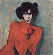 Alexei Jawlensky Portrait of the Dancer Alexander Sakharov oil painting reproduction